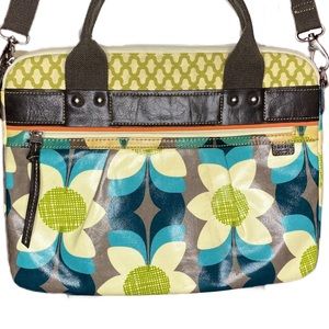 Fossil Key-Per - Coated Canvas Laptop Tote